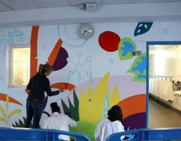 fresque collège